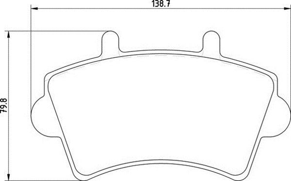 MAGNETI MARELLI Bremžu uzliku kompl., Disku bremzes 363710201310